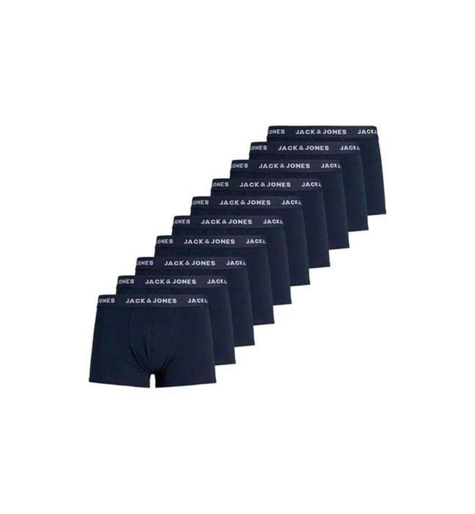 Pack de 10 Boxers Solid Trunks pour Homme
