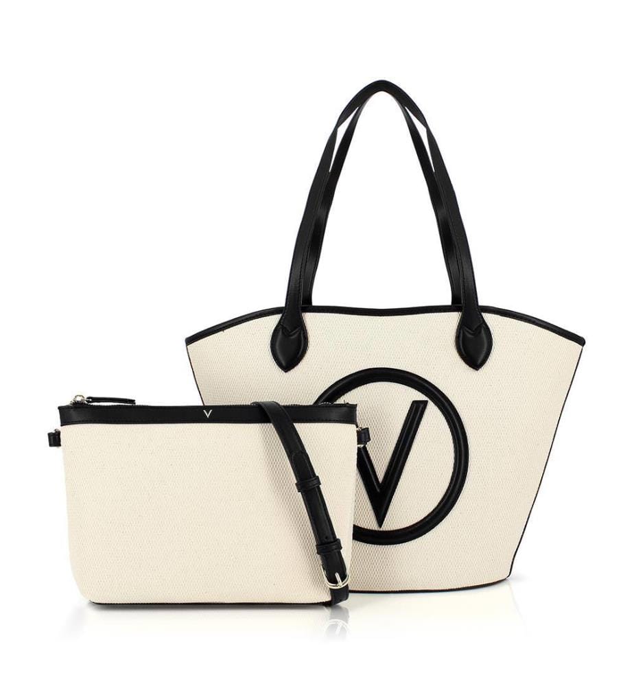 Cabas Covent Set - Crème et Noir