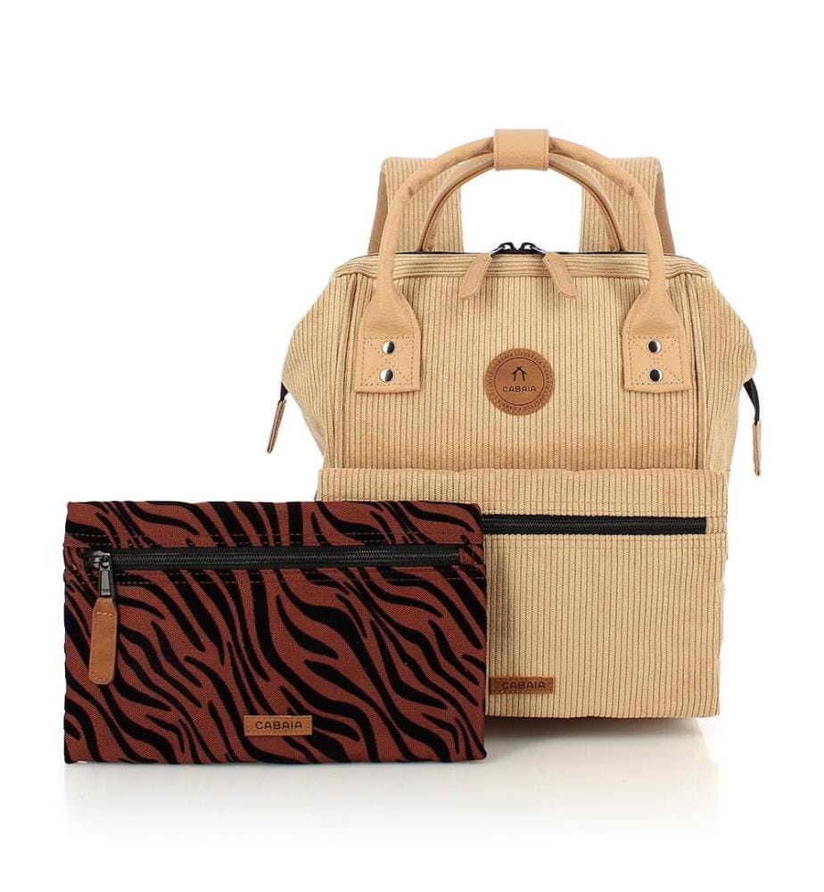 Sac à Dos avec 2 Pochettes Interchangeables Adventurer Small 12 L Montreuil - Beige