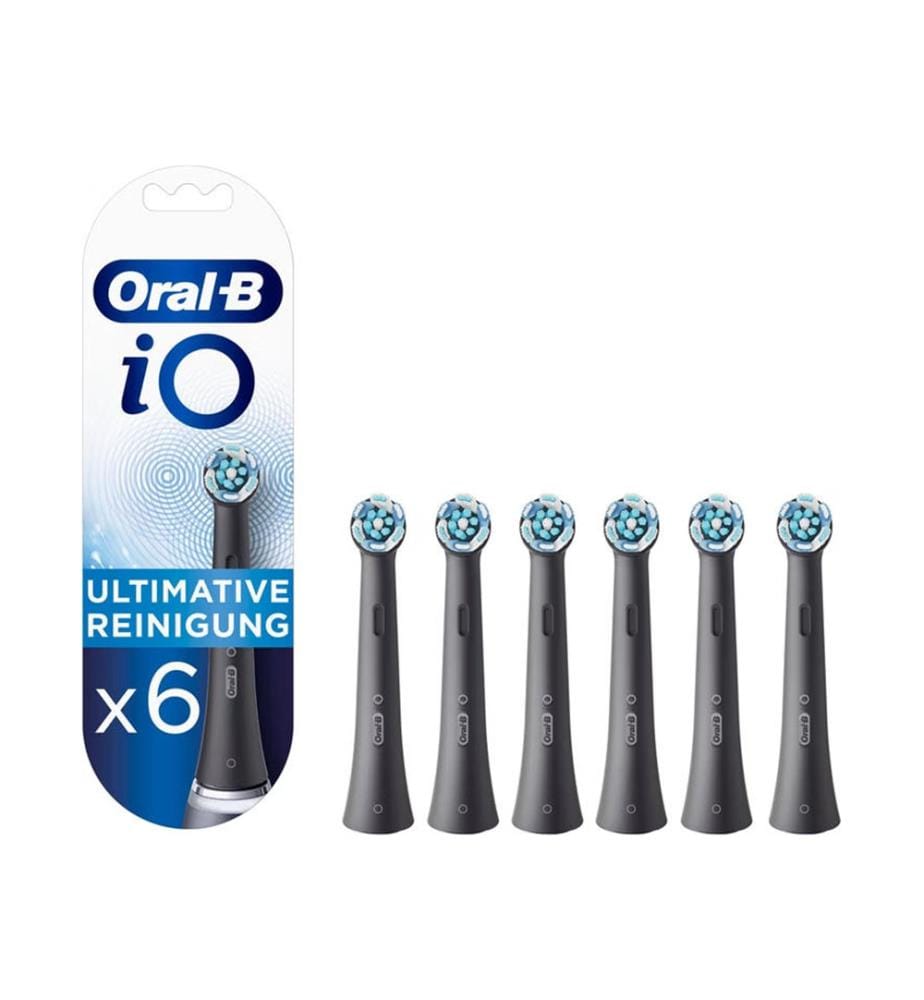 Lot de 6 Têtes de Brosse à Dents iO Ultimate Clean - Noir