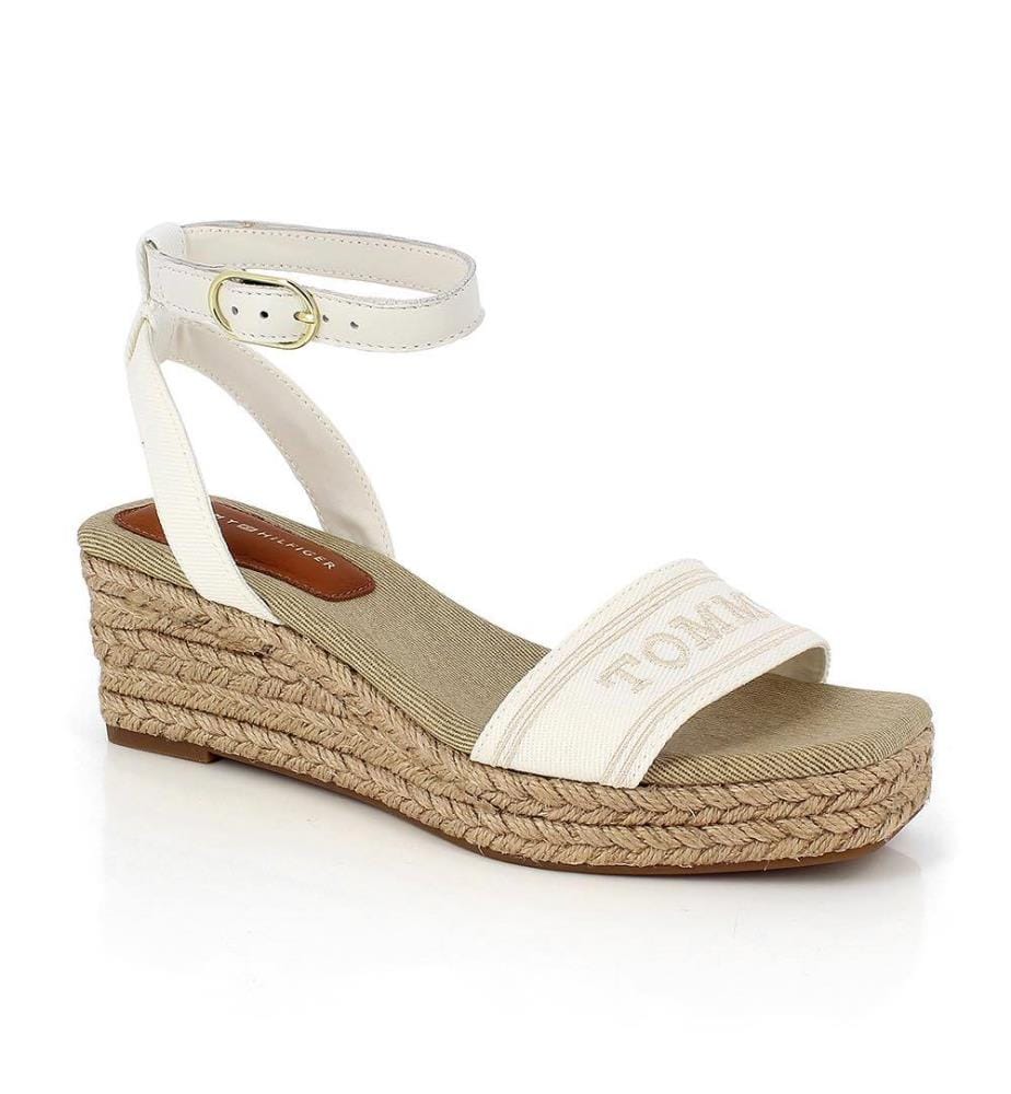 Espadrilles compensées Hilfiger Monotype - Blanc
