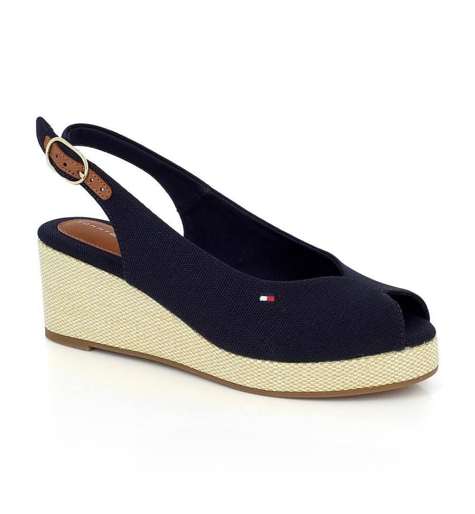 Sandales Compensées - Marine