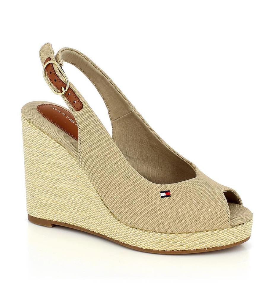 Sandales Compensées - Sable