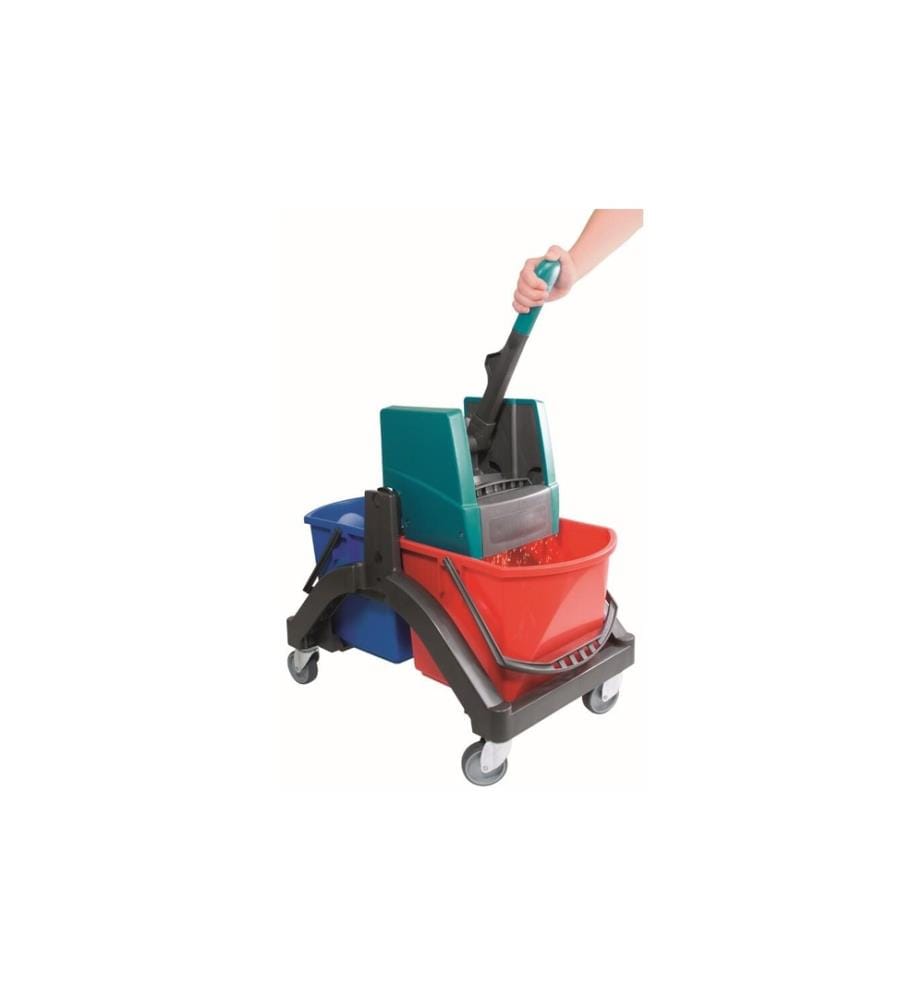 LEIFHEIT - Chariot dentretien Professional Duo 17 l, Multicolore