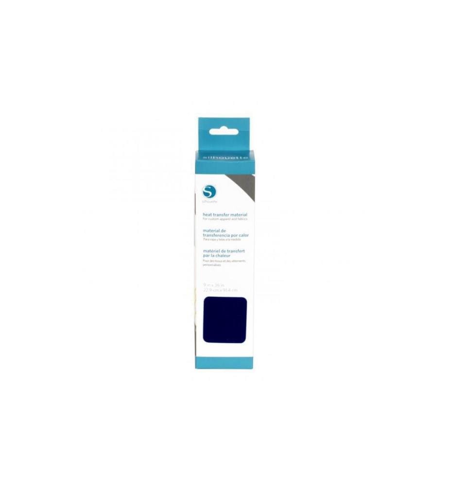 SILHOUETTE - Film thermocollant 22.9 cm x 91.4 cm Bleu foncé, floqué