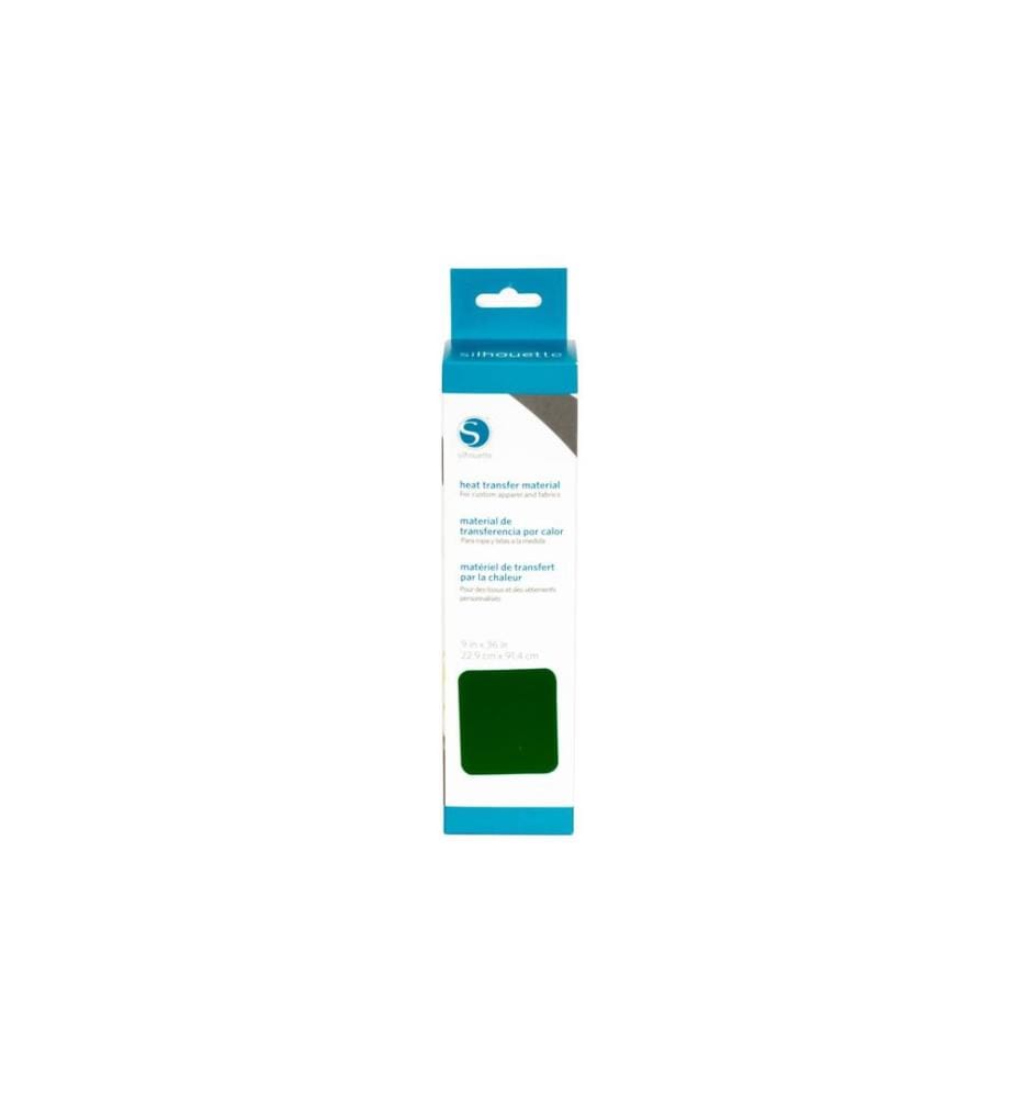 SILHOUETTE - Film thermocollant 22.9 cm x 91.4 cm Vert foncé, floqué