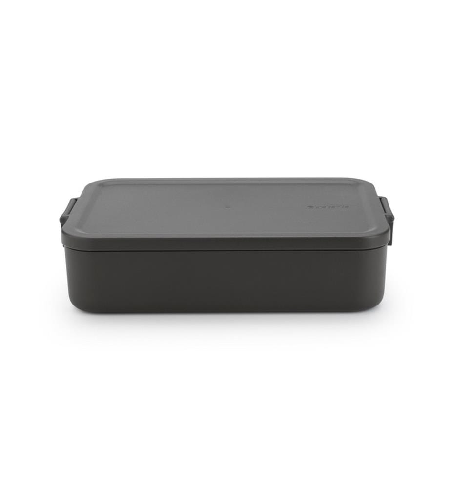 Boîte à lunch Make & Take, Grande, Plastique - Gris foncé