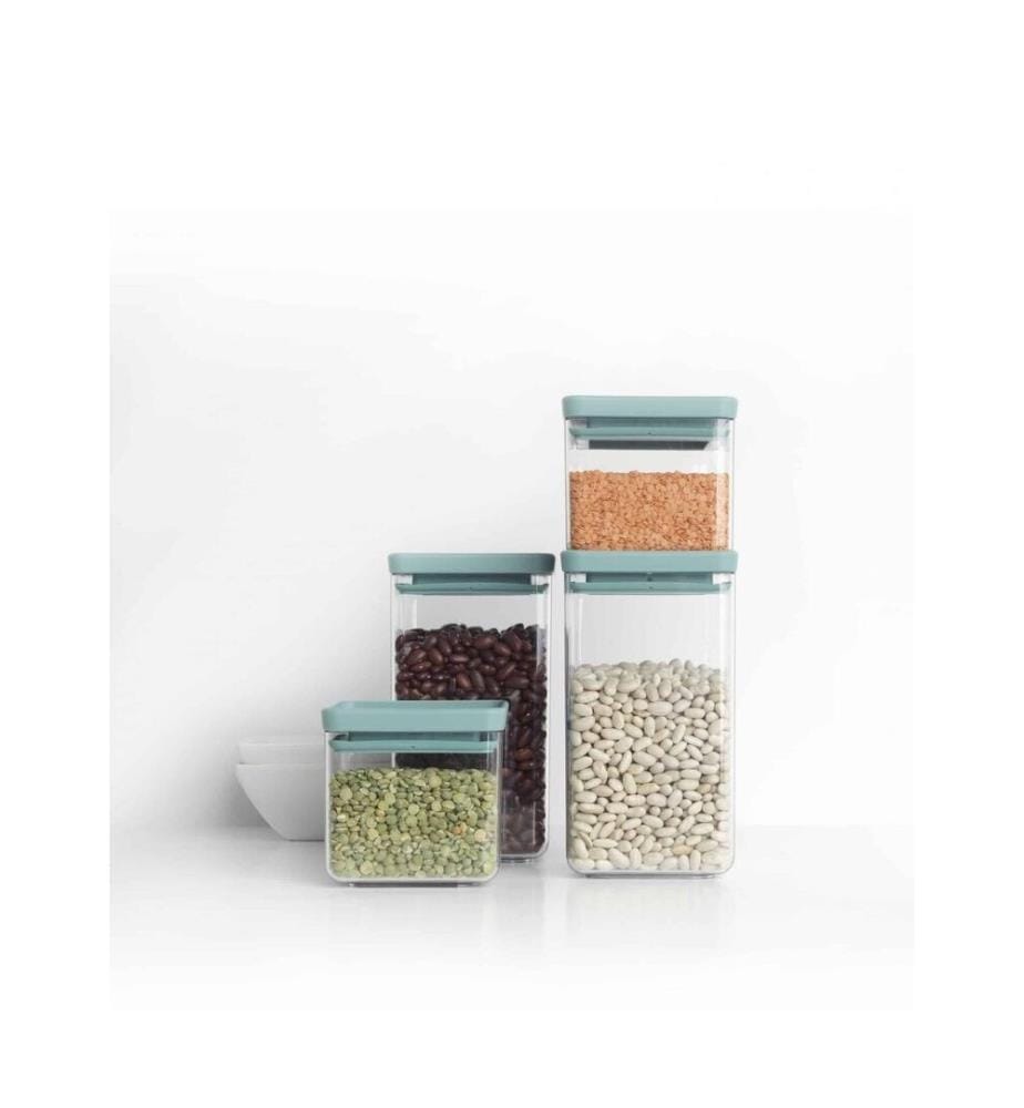 Set de 4 Boîtes de Conservation Tasty - Vert Foncé