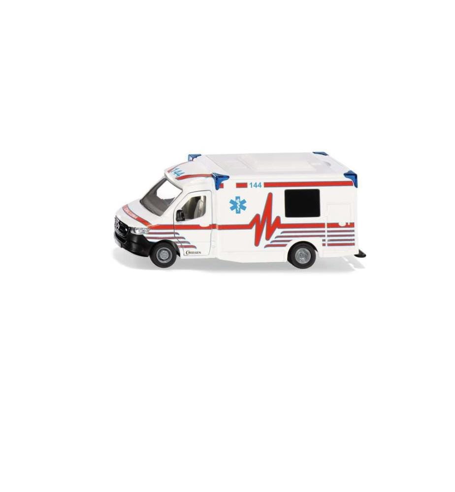Jouet miniature Mercedes-Benz Sprinter Miesen Typ C Ambulance no. 144 1:50