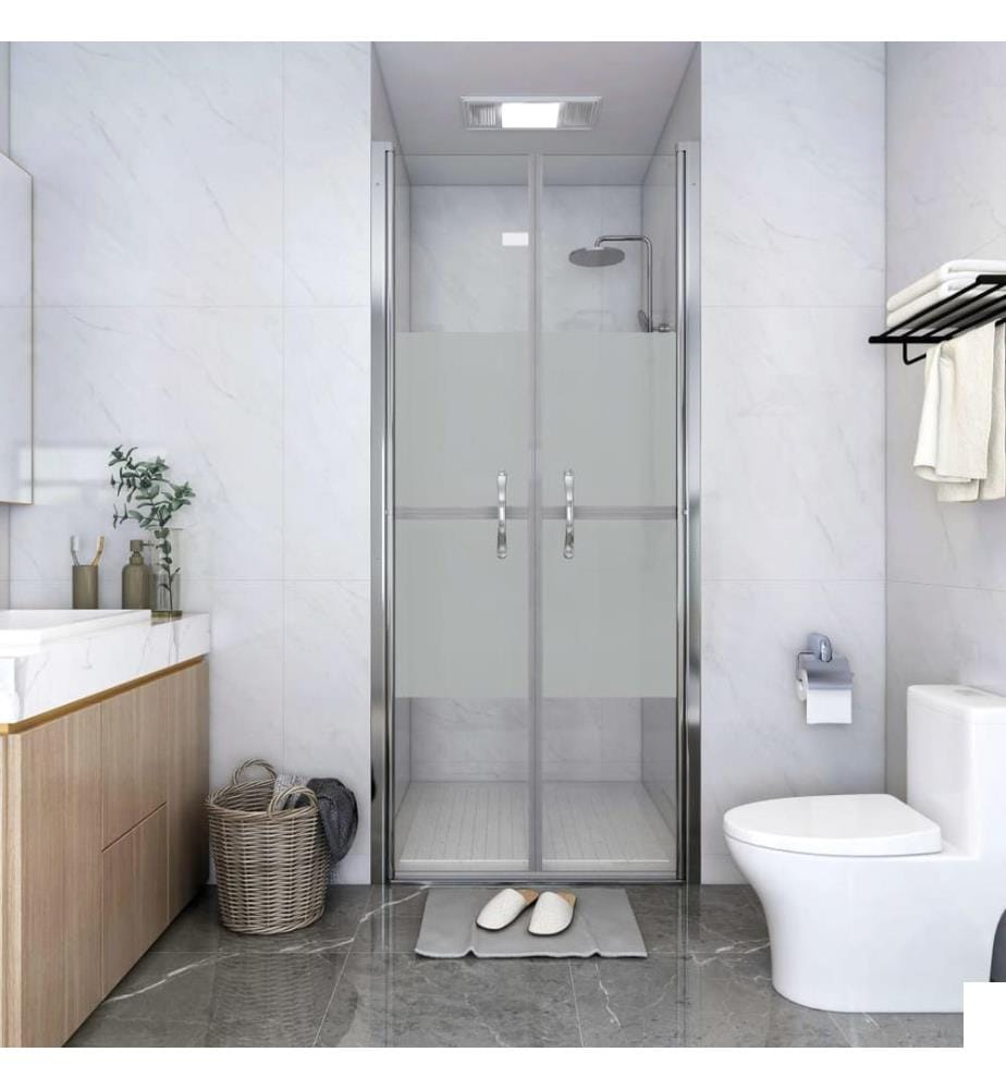 Porte de douche ESG demi-dépoli 81x190 cm