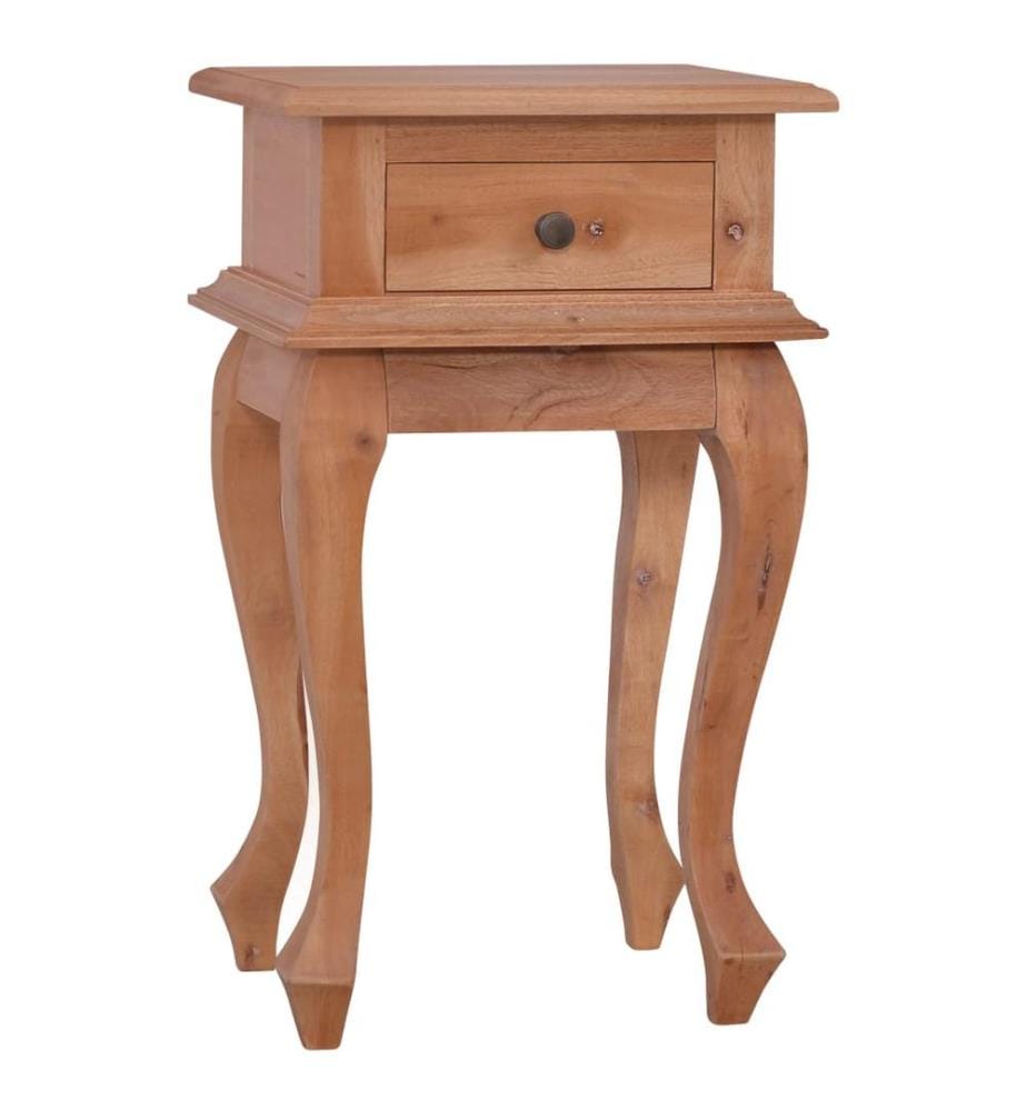 Table de chevet 35x30x60 cm Bois d'acajou massif