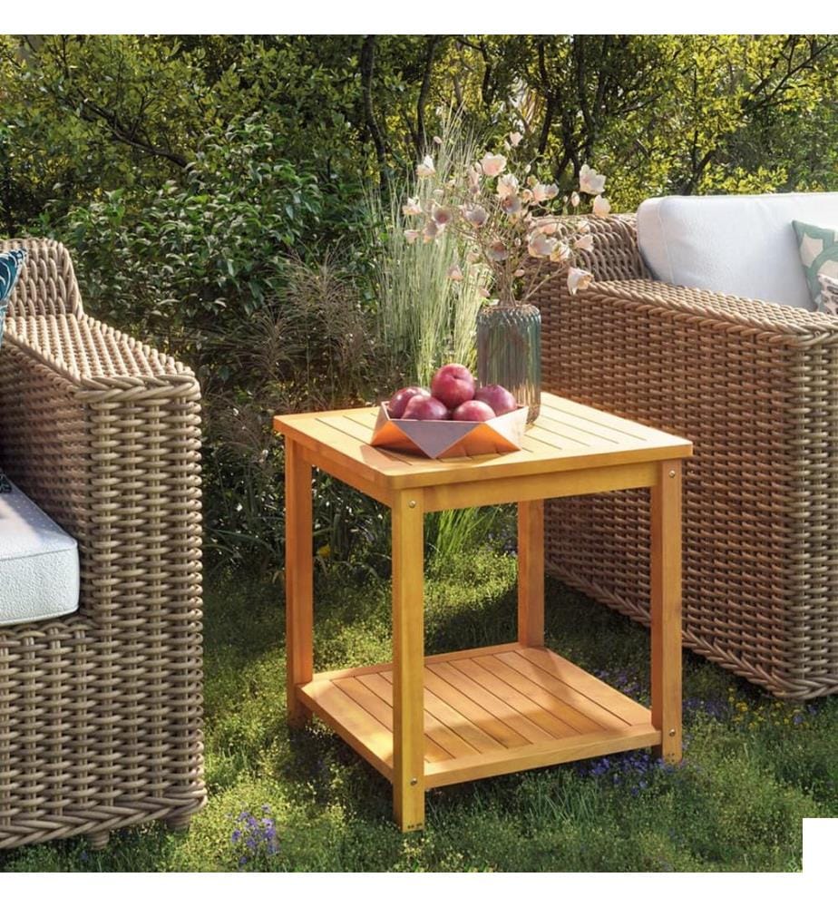 Table d'appoint Bois d'acacia massif 45x45x45 cm