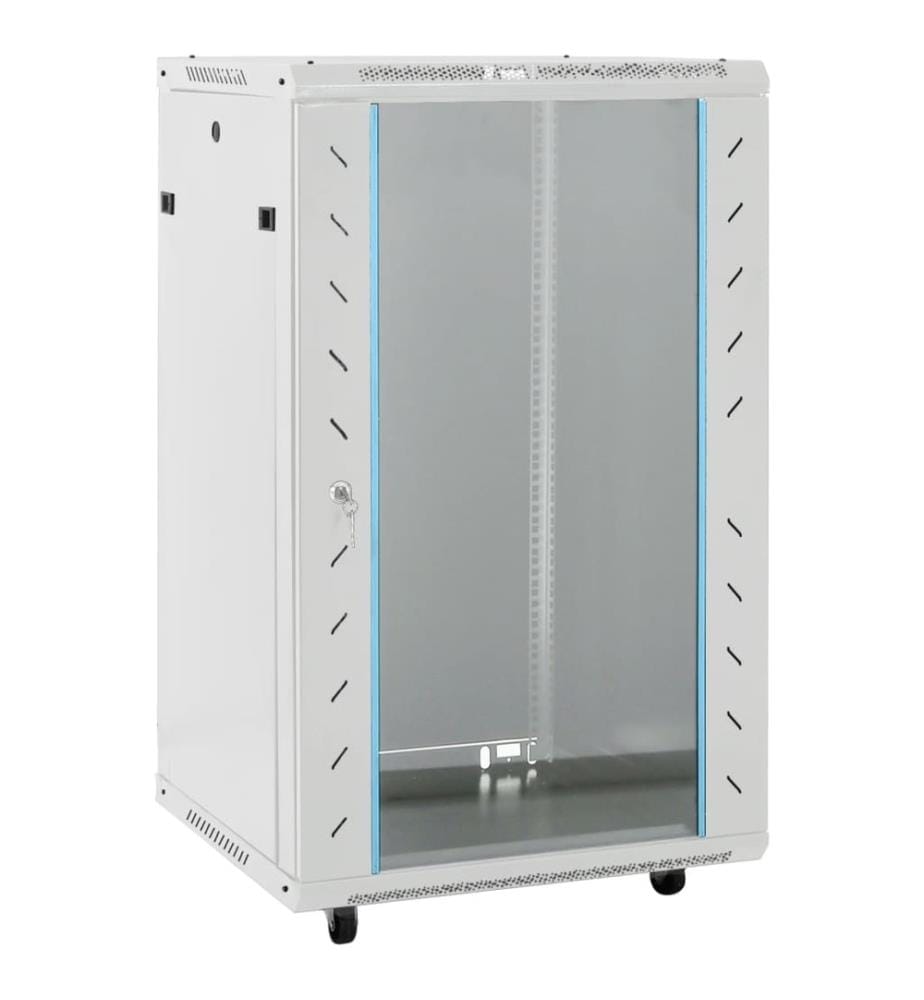 Coffret de réseau 18U 19" IP20 gris 60x60x100 cm