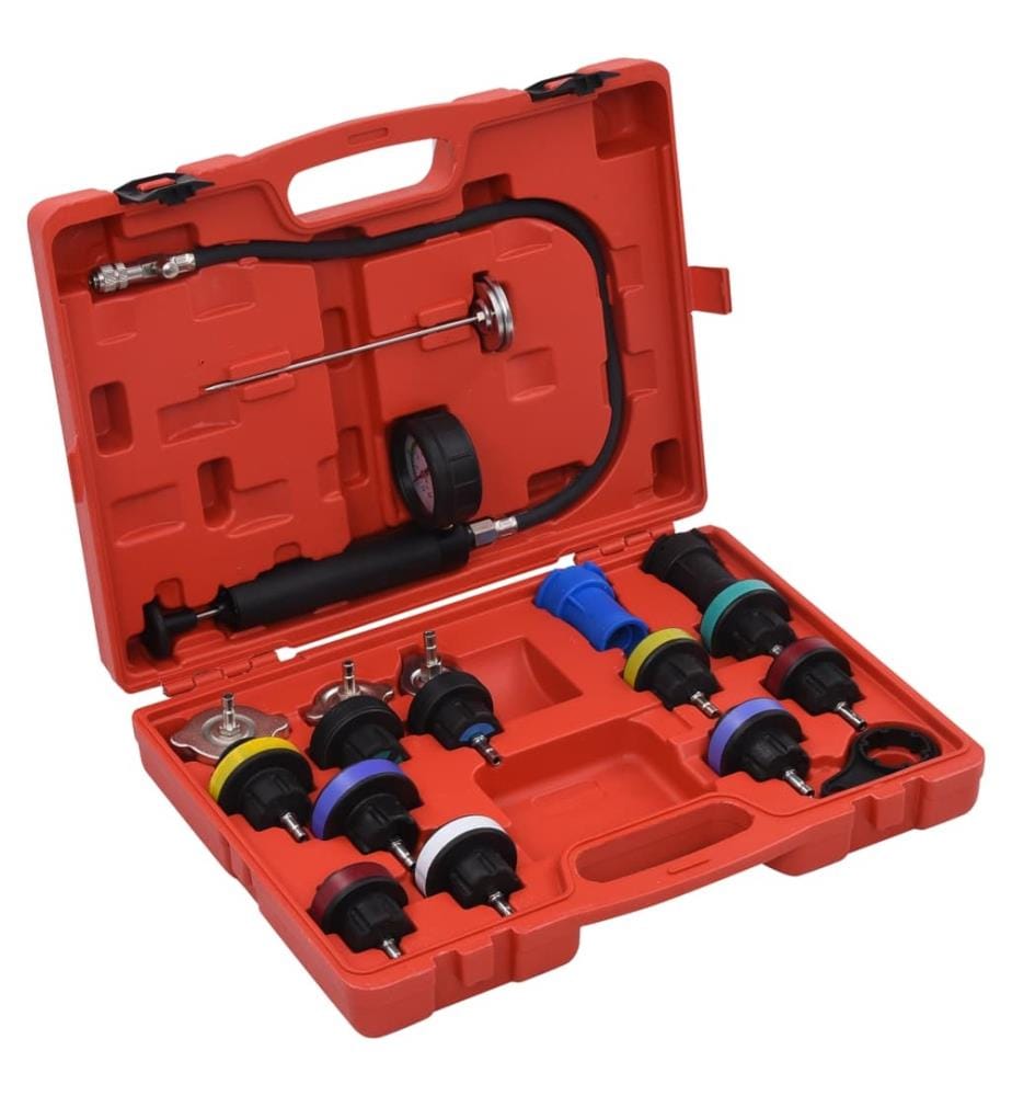 Testeur de pression pour refroidissement et bouchon 18 pcs