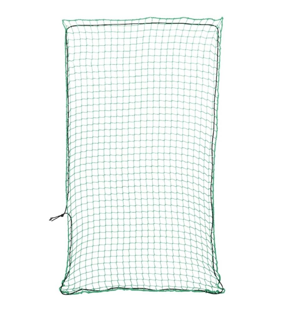 Filet pour remorque avec corde élastique vert 5x3 m PP