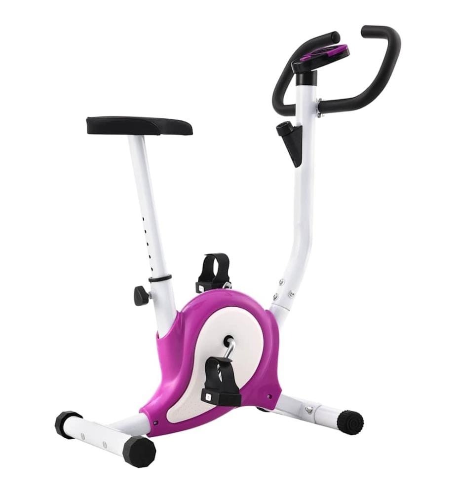 Vélo d'appartement avec résistance à courroie Violet