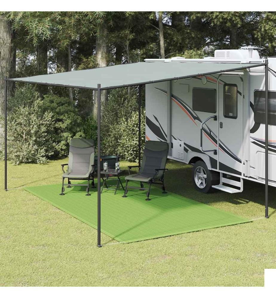 Tapis de tente vert clair 250x400 cm PEHD