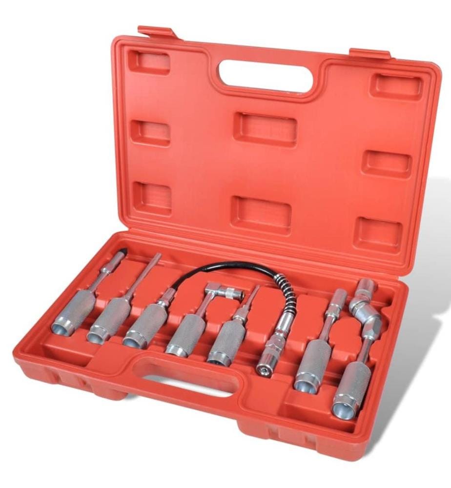 Kit dadapteur pour pistolet à graisse 7 pièces