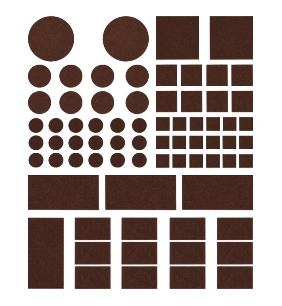 Protecteurs en feutre de plancher 72 pcs