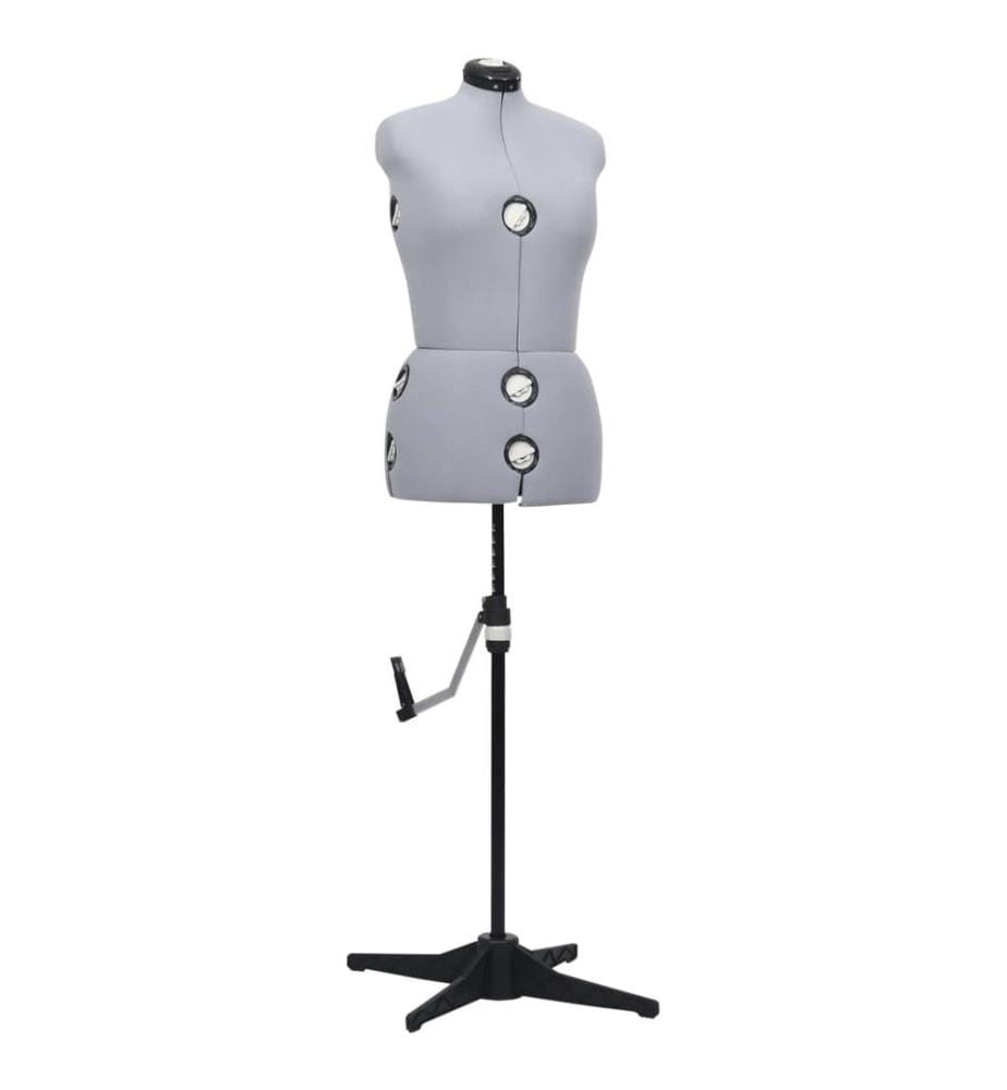 Mannequin de robe ajustable pour femme Gris M Taille 40-46