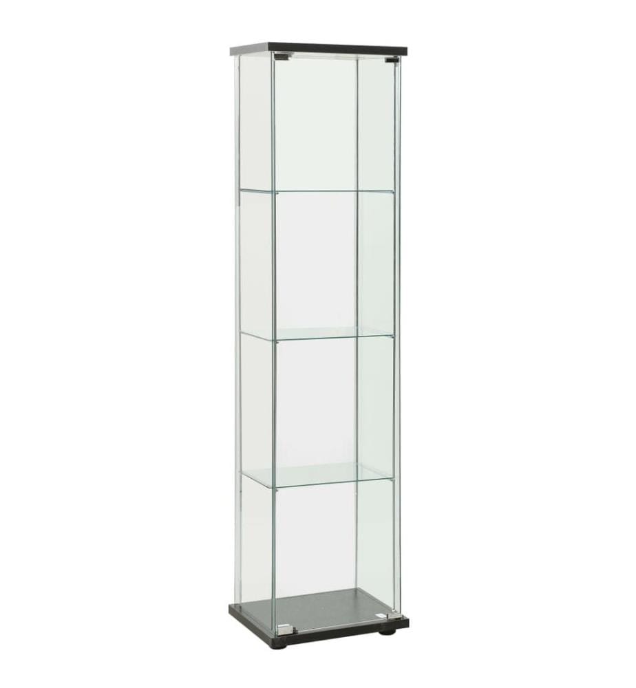 Armoire de rangement Verre trempé Noir