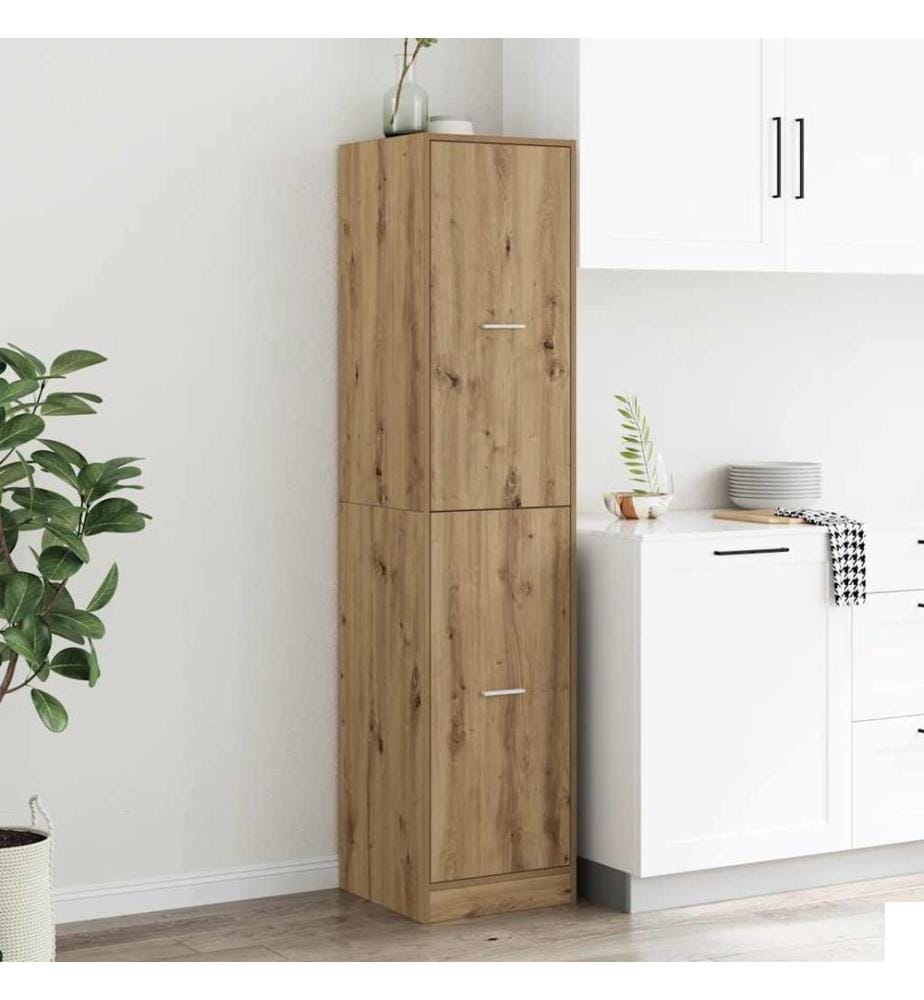 Armoire d'apothicaire chêne artisanal bois d'ingénierie