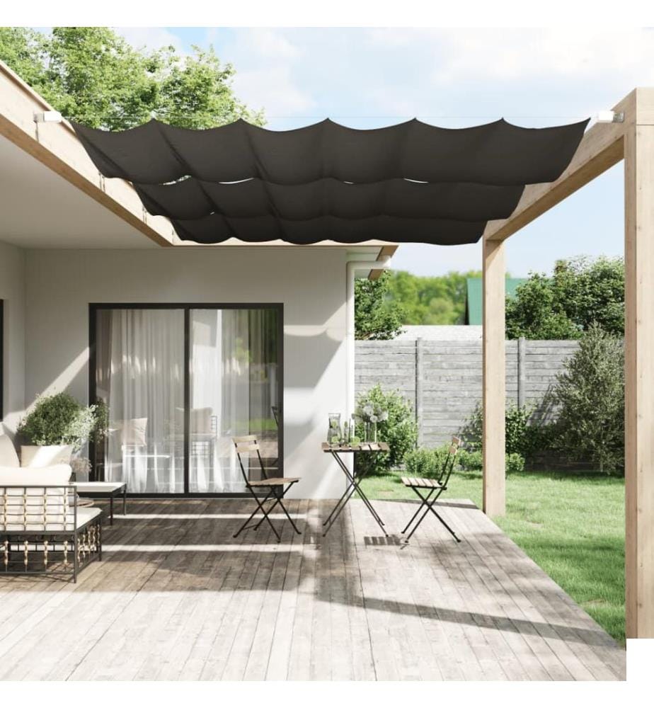 Auvent vertical Anthracite 140x270 cm Tissu oxford