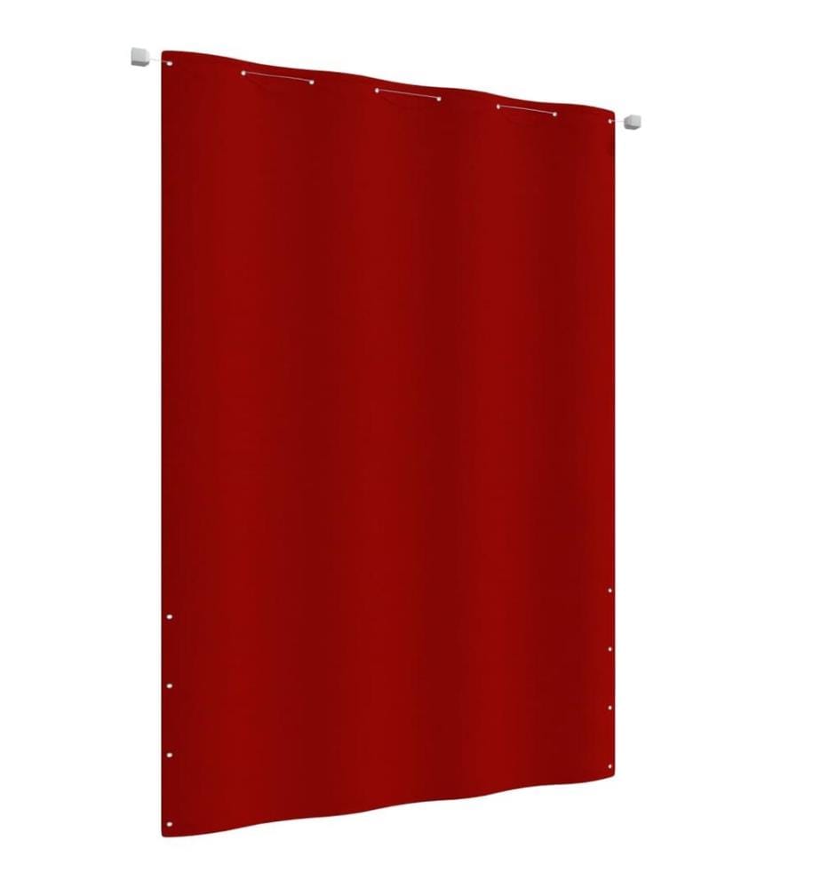 Écran de balcon Rouge 160x240 cm Tissu Oxford