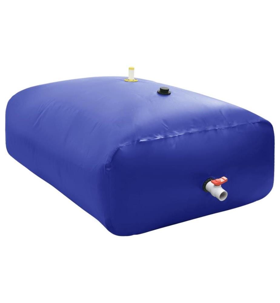 Réservoir d'eau avec robinet pliable 2100 L PVC