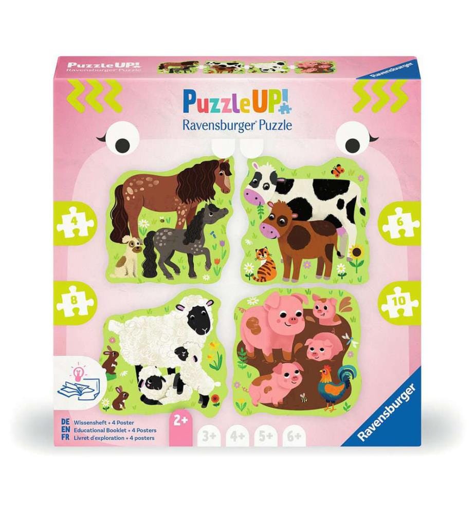 Puzzle Up ! 2 Ans Animaux Ferme