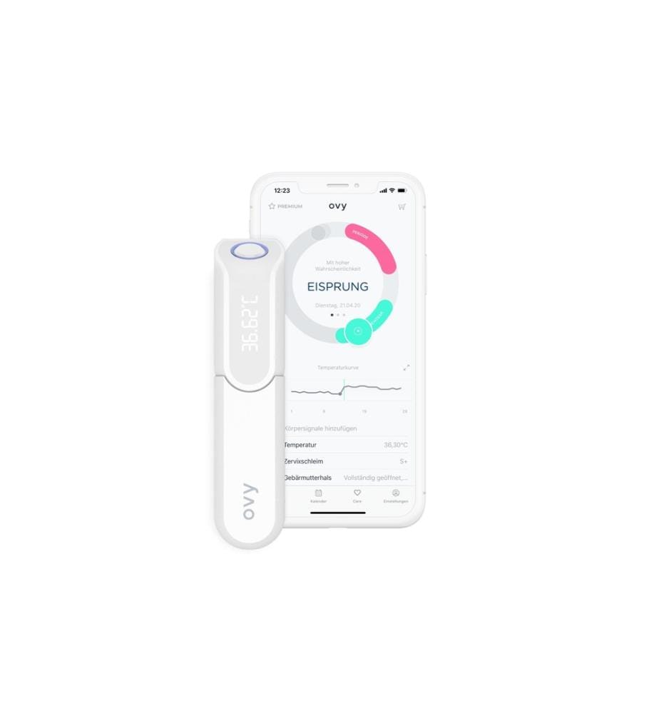 Ovy - Calculateur de cycle Thermomètre basal Bluetooth
