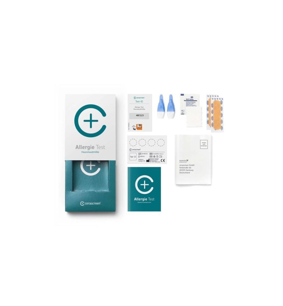 Cerascreen - Kit de test d'allergie aux acariens 1 pièce