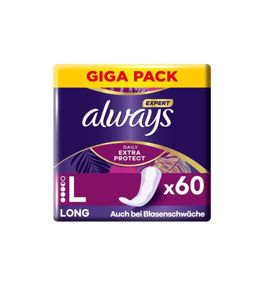 Always - Protège-slip Expert Daily Protect Long 60 pièces