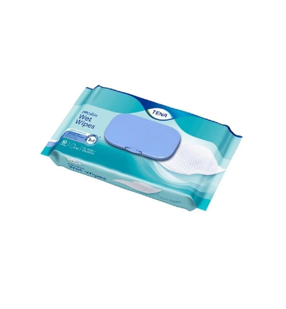 Tena - Soin intime Wet Wipe Lingettes humides 48 pièces, 32 × 19 cm