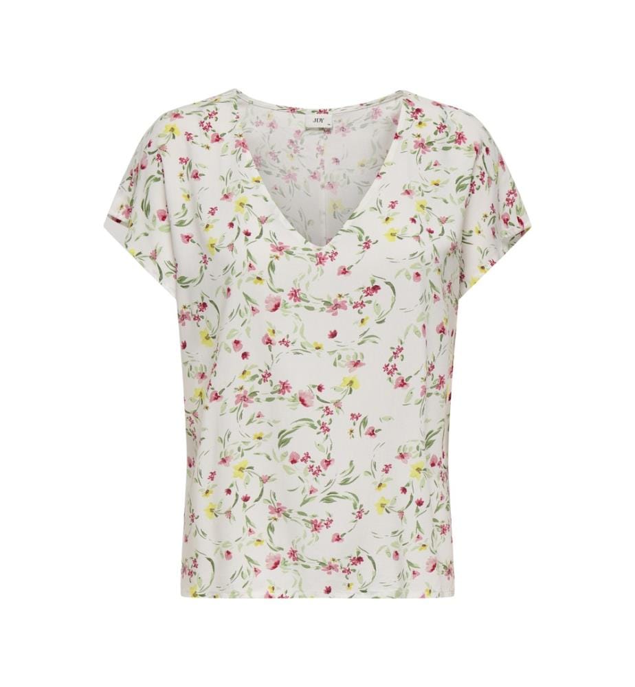 Blouse Col Rond - Blanc Cassé