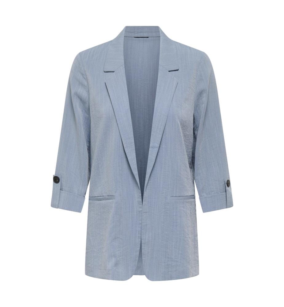 Blazer Manches 3/4 - Bleu Denim