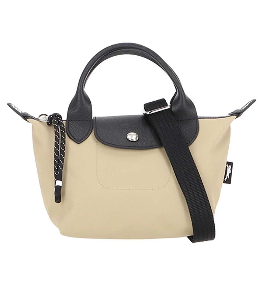 Sac à Main XS Le Pliage Energy - Beige et Noir