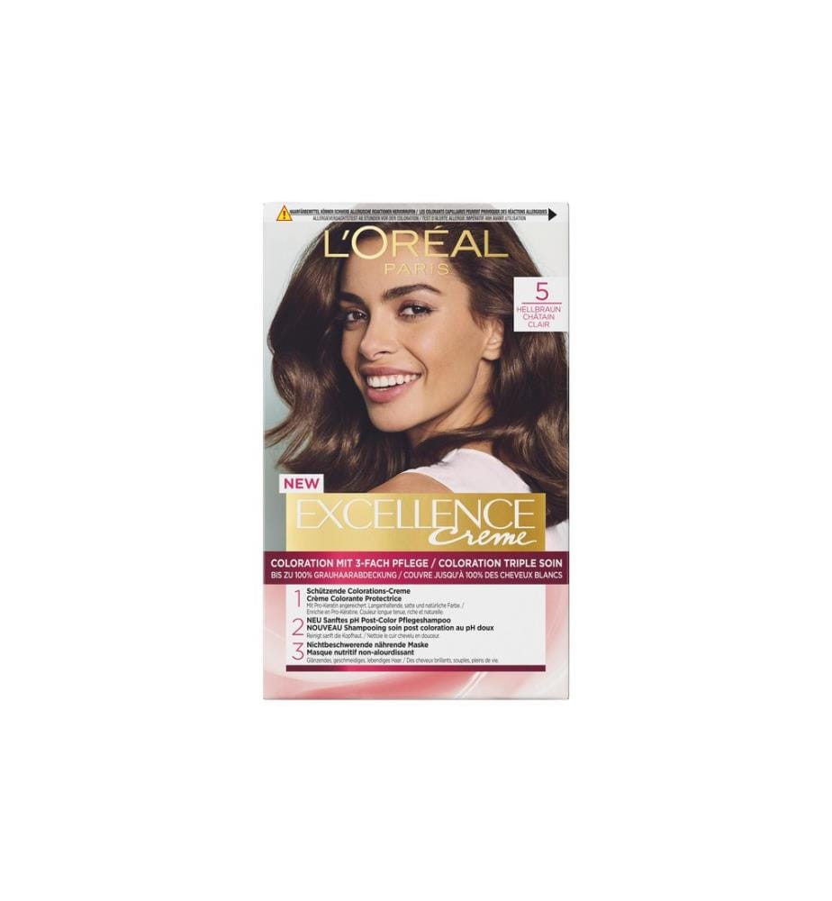 L'Oréal Paris - Coloration pour cheveux 5 Marron clair 1 Pièce/s