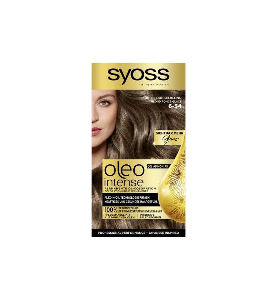 Syoss oleo intense - Coloration pour cheveux Oleo Intense 6-54 Blond foncé froid