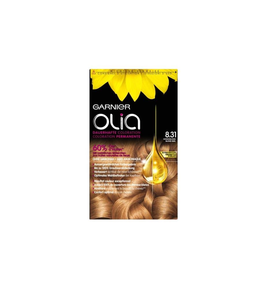 Garnier - Coloration pour cheveux Olia 8.31 Blond miel