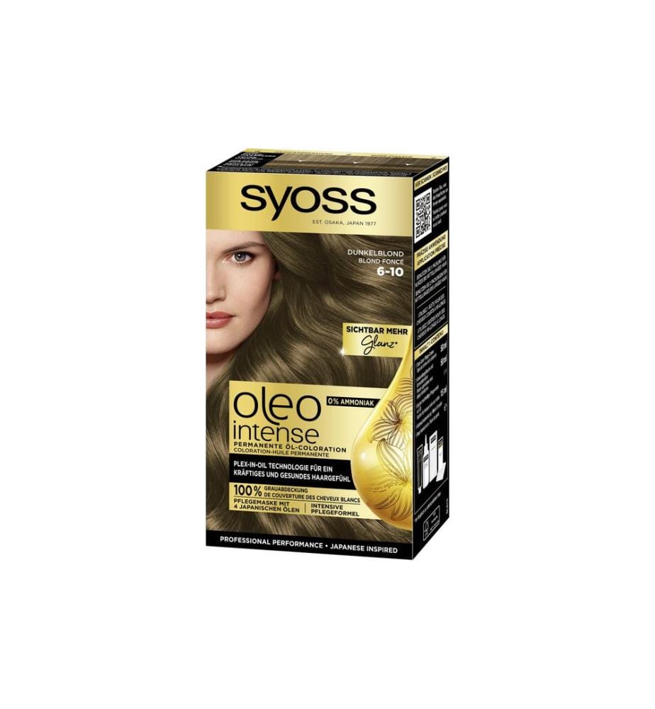 Syoss oleo intense - Coloration pour cheveux Oleo Intense 6-10 Blond foncé