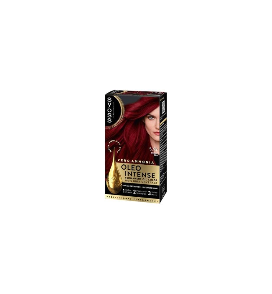 Syoss oleo intense - Coloration pour cheveux Oleo Intense 5-92 Rouge clair