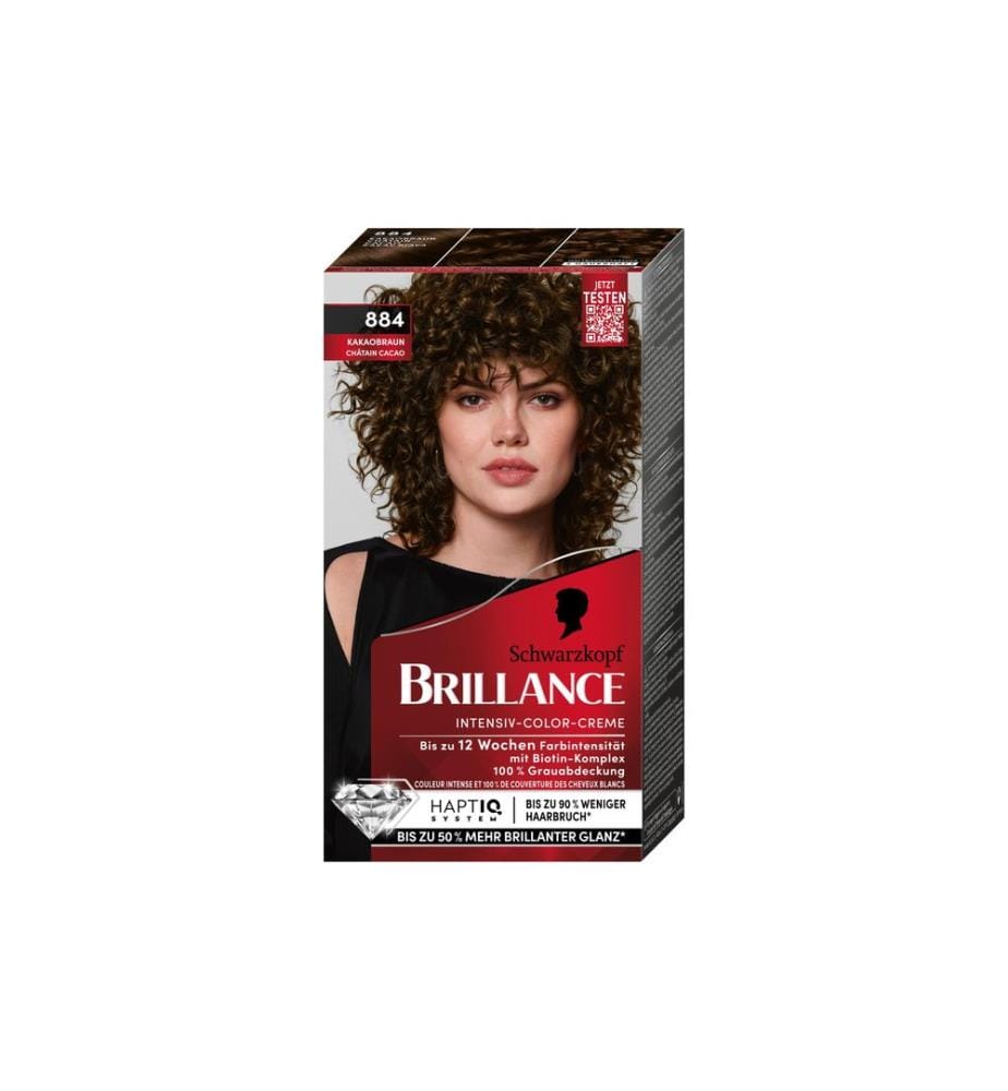 Schwarzkopf BRILLANCE - Coloration pour cheveux Brillance 884 Chocolate Denim