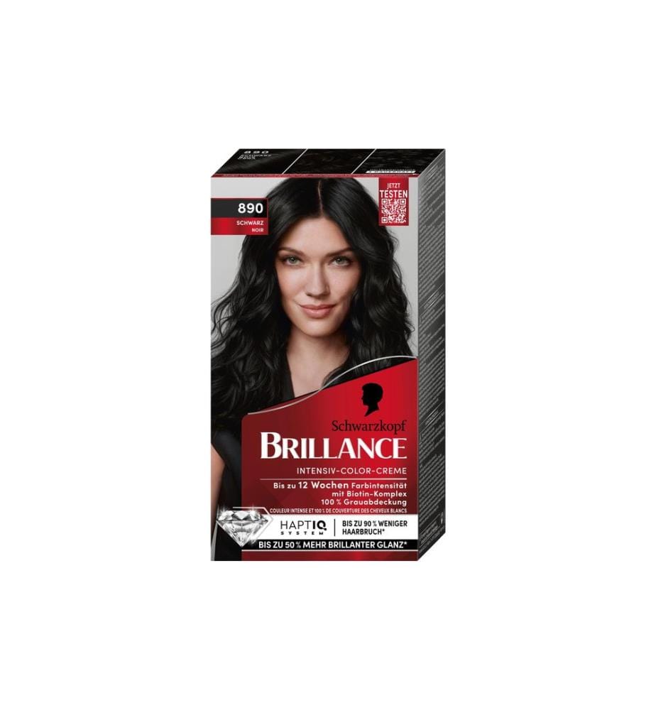 Schwarzkopf BRILLANCE - Coloration pour cheveux Brillance 890 Noir