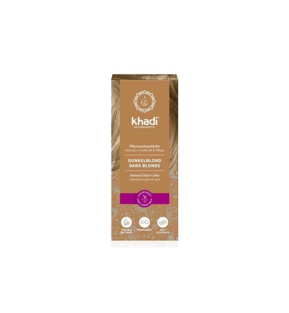 khadi - Coloration pour cheveux Coloration végétale blond foncé 100 g