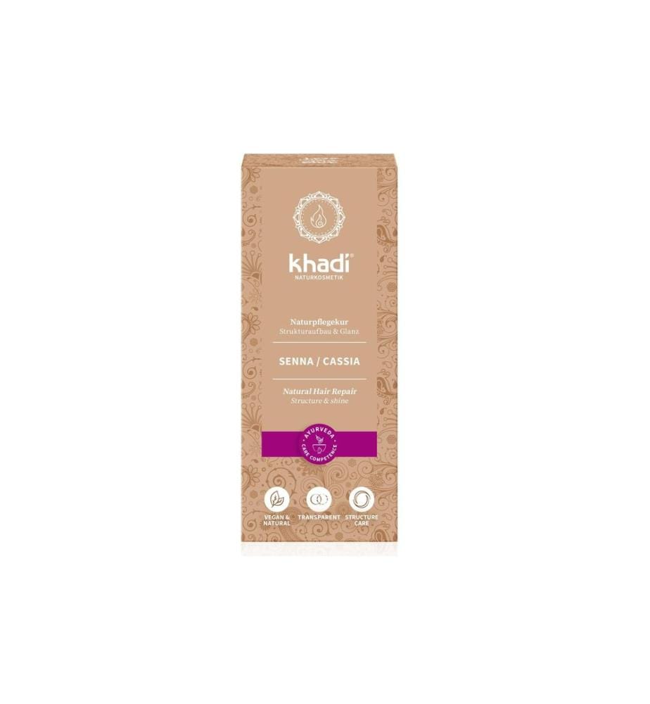 khadi - Coloration pour cheveux Teinture végétale pour cheveux Senna Cassia 100 g