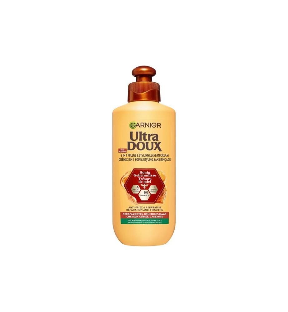 Garnier - Soin capillaire 2-en-1 soin et coiffage miel trésors 200 ml