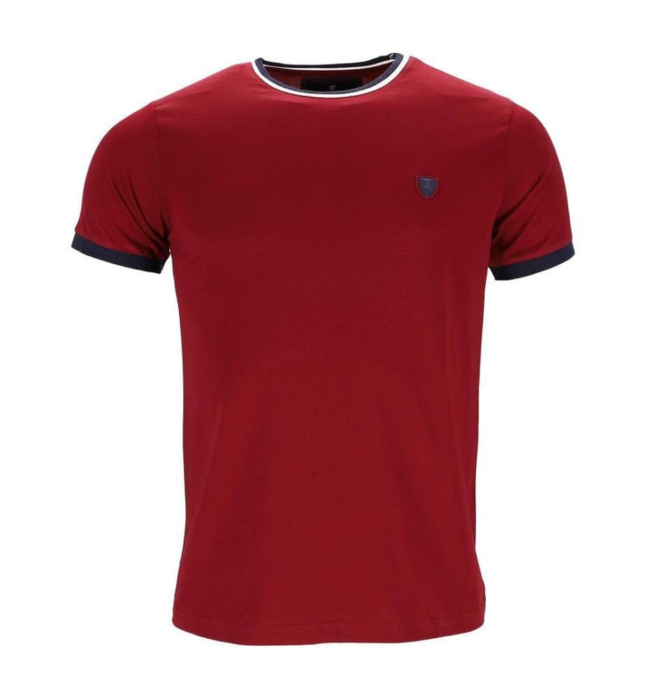 T-Shirt Mossed - Bordeaux Et Marine