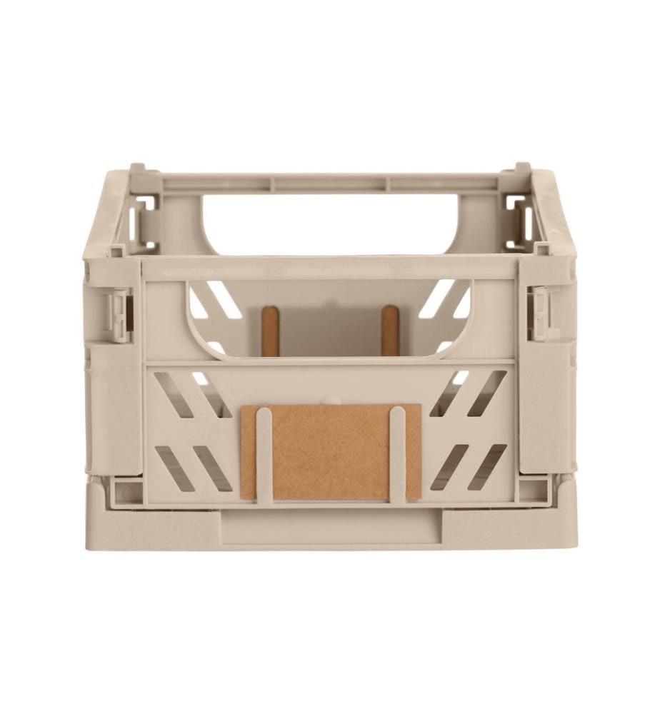 Schou - Boîte pliante 25 x 16.5 x 10 cm - Taupe