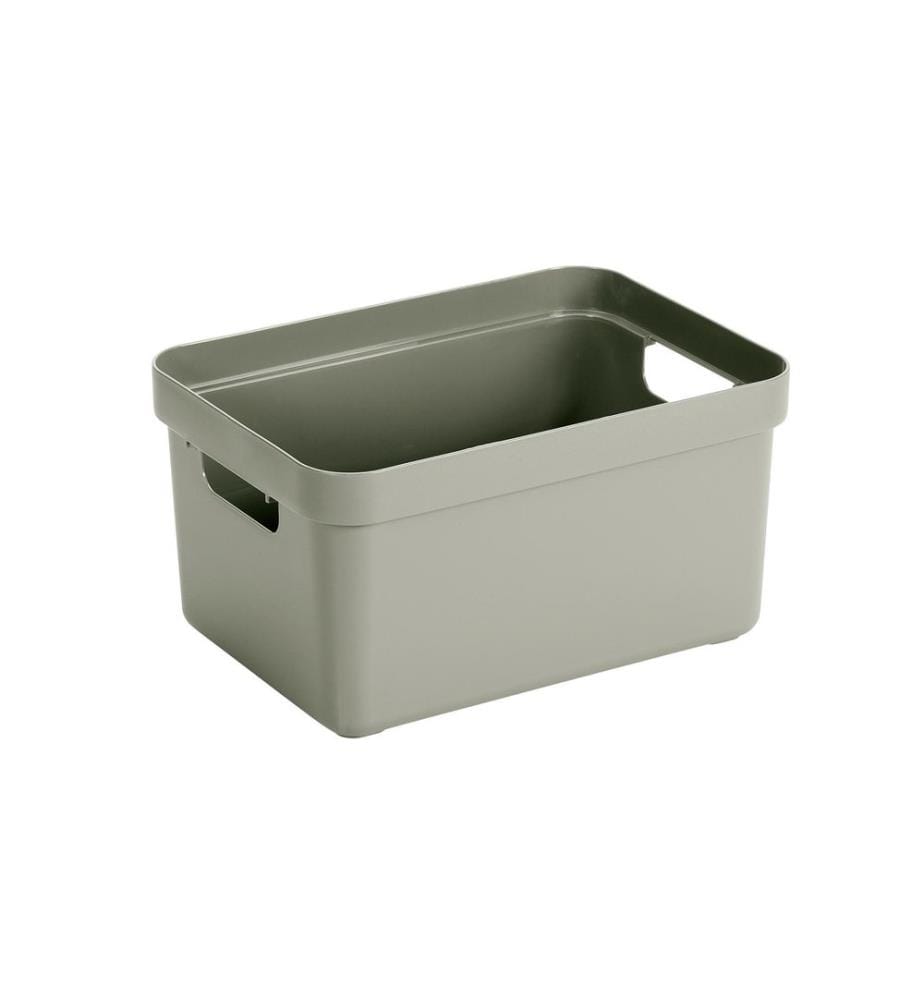 SIGMA HOME - Boîte de rangement 13 l Vert clair